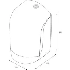 Katrin Handtuchspender Inclusive Centerfeed M, 92124, Kunststoff, Für Rollenhandtücher, Schwarz -Einrichtungsgeschäft c4c6d88d1656d9c54d249912b5006b0feaae801a handtuchspender katrin inclusive centerfeed m