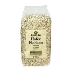 Alnatura Haferflocken BIO Feinblatt, Aus Dem Vollen Haferkorn, 500g