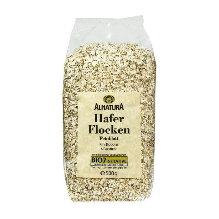 Alnatura Haferflocken BIO Feinblatt, Aus Dem Vollen Haferkorn, 500g 3 Alnatura Haferflocken BIO Feinblatt, Aus Dem Vollen Haferkorn, 500g