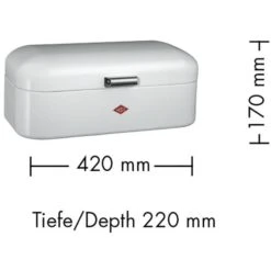 Wesco Brotkasten Grandy 235201-23, Stahlblech, Klappdeckel, 42 X 22 X 17cm, Mandel 11 Wesco Brotkasten Grandy 235201-23, Stahlblech, Klappdeckel, 42 X 22 X 17cm, Mandel -Einrichtungsgeschäft c6e049bf01f05e6421077899432f68f5d8cb06d1 brotkasten wesco grandy 235201 23 stahlblech
