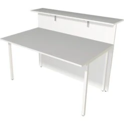 Kerkmann Empfangstheke Atlantis, Weiß / Weiß, 410 X 110 X 92cm, Mit Anbautisch -Einrichtungsgeschäft ca1e63b6939b1999a5512fe59da918531529c888 empfangstheke kerkmann atlantis