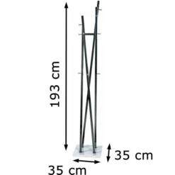 Haku-Möbel Garderobenständer 89887, Mit 12 Haken, Metall, Chrom Dunkel 7 Haku-Möbel Garderobenständer 89887, Mit 12 Haken, Metall, Chrom Dunkel -Einrichtungsgeschäft ccf60712c990bce0f2e56d665306da283778190d garderobenstaender haku moebel 89887