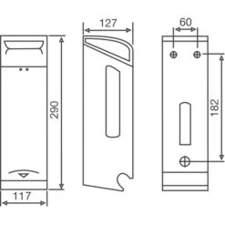 Katrin Toilettenpapierspender Toilet 2-Roll, 989706, Edelstahl, Für 2 Kleinrollen, Silber -Einrichtungsgeschäft cdb9976b45ca650608c7096d154458b961f2e1cb toilettenpapierspender katrin toilet 2 roll