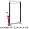 Kerkmann Garderobenständer Montana, 6552, Metall, Schwarz / Silber -Einrichtungsgeschäft ce895d91323e498510bc19aa656a3a686e7aa321 garderobenstaender kerkmann montana 6552