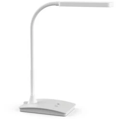 Maul Schreibtischlampe Maulpearly LED, Dimmbar, Weiß, Mit Standfuß