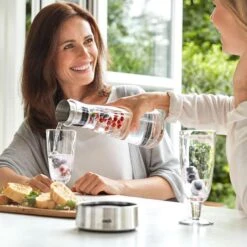 Emsa Karaffe Flow Slim 514233, Mit Kühlstation Und Deckel, 1 Liter -Einrichtungsgeschäft d4530278d275c31d0ec0c89a55b7f8ff60d38ecc karaffe emsa flow slim 514233