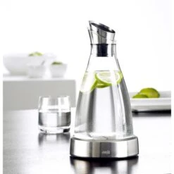 Emsa Karaffe Flow 505219, Mit Kühlstation Und Deckel, 1 Liter -Einrichtungsgeschäft d4e3b222719cecf7d0ecd2095c070457c825ca5e karaffe emsa flow 505219