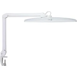 Maul Schreibtischlampe Maulexplore LED, Dimmbar, Weiß, Mit Tischklemme