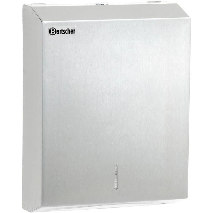 Bartscher Handtuchspender 850006, Metall, Für 400 Falthandtücher, Silber 5 Bartscher Handtuchspender 850006, Metall, Für 400 Falthandtücher, Silber – Bild 3