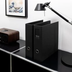 Rössler-Papier Ordner 1317452709 S.O.H.O., Karton, A4, 8,5cm, Schwarz, Mit Rückenschild -Einrichtungsgeschäft d6931a233fa33f9f1228d6b5461451258ce86843 ordner roessler papier 1317452709 s.o.h.o