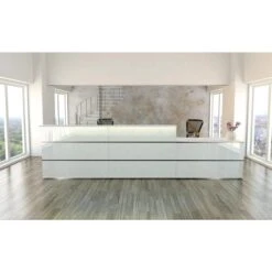 Kerkmann Empfangstheke Atlantis, Weiß / Weiß, 410 X 110 X 92cm, Mit Anbautisch -Einrichtungsgeschäft d6c047d152a75498b39375916a8f0d95f80940ac empfangstheke kerkmann atlantis