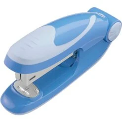 Herlitz Heftgerät 50025459 Ergonomie, Heftleistung 15 Blatt, Baltic Blue