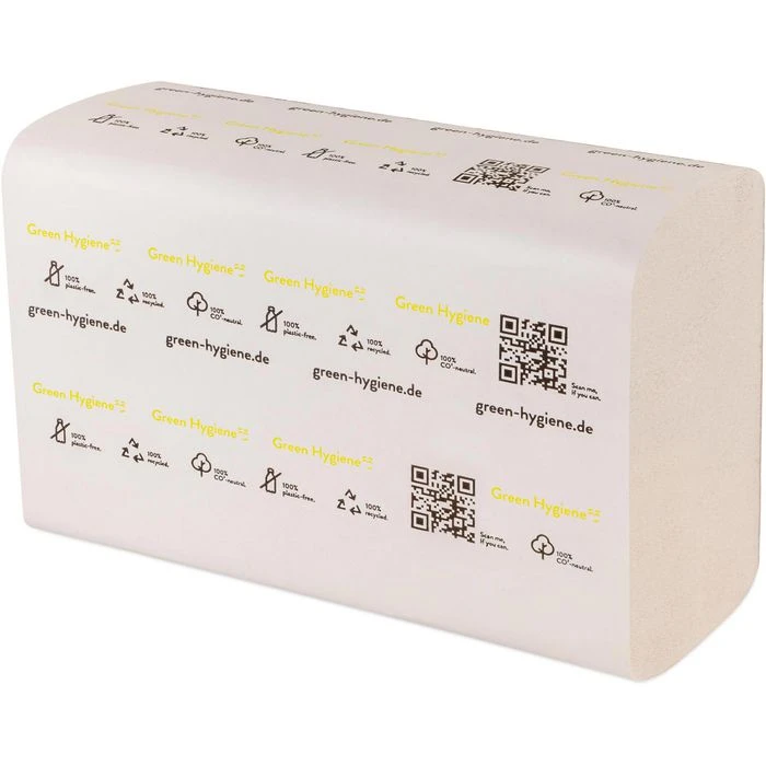GreenHygiene Papierhandtücher Ingeborg, 2-lagig, Interfold-Falz, 24 X 21 Cm, Weiß, 3000 Stück 7 GreenHygiene Papierhandtücher Ingeborg, 2-lagig, Interfold-Falz, 24 X 21 Cm, Weiß, 3000 Stück – Bild 5