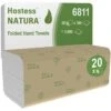 Hostess-NATURA Papierhandtücher 6811, 2-lagig, C-Falz, 25 X 50 Cm, 3600 Stück