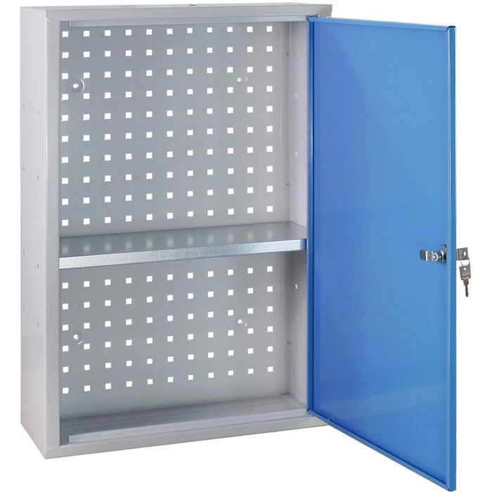 ADB Werkzeugschrank 52601, Aus Metall, Hängeschrank, Grau / Lichtblau, 50 X 75 X 20cm 3 ADB Werkzeugschrank 52601, Aus Metall, Hängeschrank, Grau / Lichtblau, 50 X 75 X 20cm