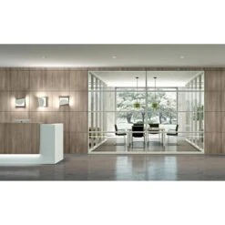 Quadrifoglio Empfangstheke Z2C73, Weiß / Ulme, 166 X 113 X 88cm, Rezeption -Einrichtungsgeschäft dc429d46f11bf08daf0cf95df84466acb3a223a8 empfangstheke quadrifoglio z2c73