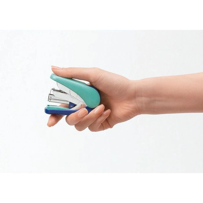 Plus-Japan Heftgerät 30591, ST-010VH, Flat-Clinch Heftleistung 25 Blatt, Türkis-blau 6 Plus-Japan Heftgerät 30591, ST-010VH, Flat-Clinch Heftleistung 25 Blatt, Türkis-blau – Bild 4