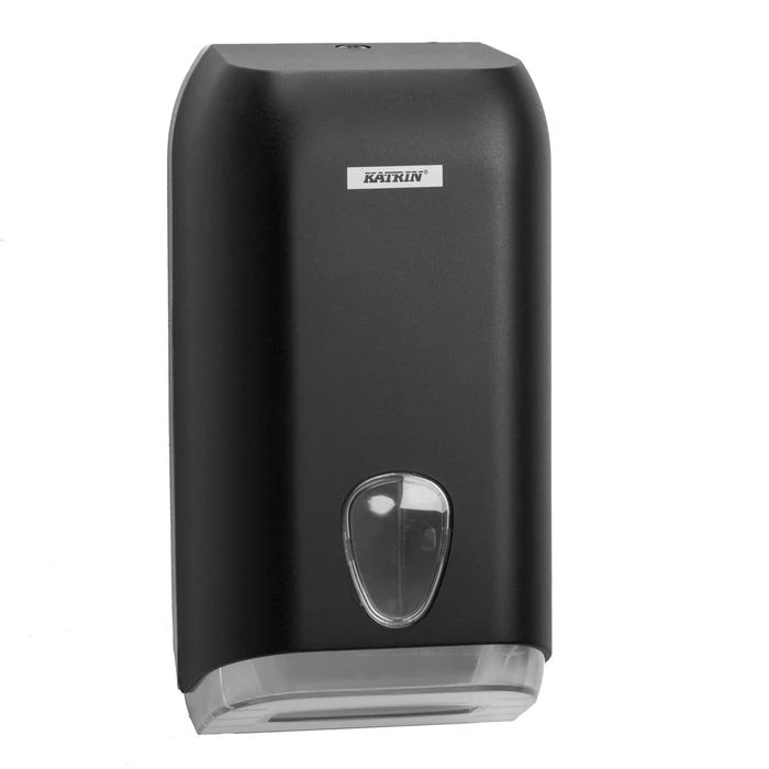 Katrin Toilettenpapierspender Inclusive 92605, Kunststoff, Zur Einzelblattentnahme, Schwarz 3 Katrin Toilettenpapierspender Inclusive 92605, Kunststoff, Zur Einzelblattentnahme, Schwarz