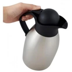 Helios Thermoskanne Enduro Push 2015 Silber, Isolierkanne, Edelstahl, 1,5 Liter -Einrichtungsgeschäft df44b5e8cf6d1bdecbccb11cabe65e3974050001 thermoskanne helios enduro push 2015 silber