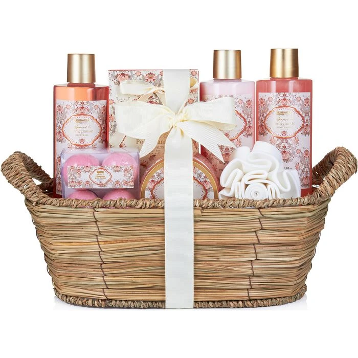 BRUBAKER Geschenkset Cosmetics Apricot&Pomegranate, Bade- Und Dusch-Set, Aprikose Und Granatapfel 3 BRUBAKER Geschenkset Cosmetics Apricot&Pomegranate, Bade- Und Dusch-Set, Aprikose Und Granatapfel