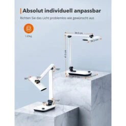 TaoTronics Schreibtischlampe TT-DL092 LED, Standfuß, Dimmbar, USB, Lichtsensor -Einrichtungsgeschäft e1ed5d3d61bfab34afbb4562d4f215d92dfd363d schreibtischlampe taotronics tt dl092 led