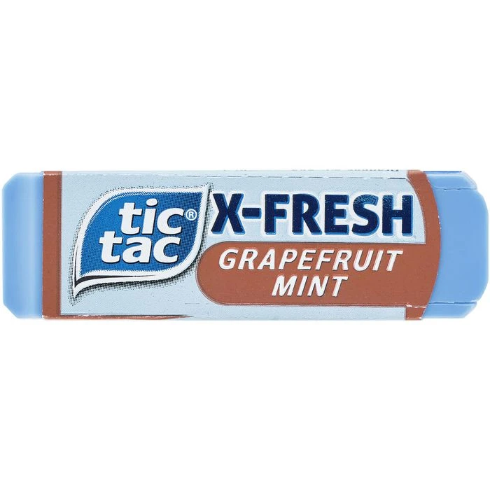 Tic-Tac Fruchtbonbons X-Fresh Grapefruit Mint, Zuckerfrei, 16,4g 6 Tic-Tac Fruchtbonbons X-Fresh Grapefruit Mint, Zuckerfrei, 16,4g – Bild 4