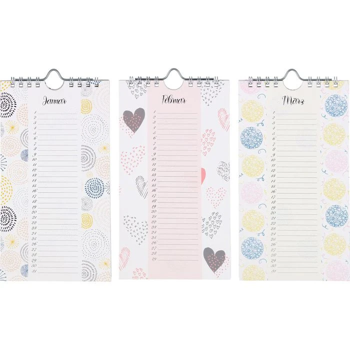 Trötsch Geburtstagskalender 52401N Glamour, Jahresunabhängig, 11 X 20 Cm – Bild 3