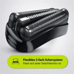 Braun Elektrorasierer Series 3 310BT Shave & Style, Für Herren, Wet & Dry, Mit Trimmer, Schwarz/blau -Einrichtungsgeschäft e4179e02b41f4412cee57b98e929790b94aa3121 elektrorasierer braun series 3 310bt shave und style