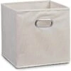 Zeller Aufbewahrungskorb 14131, 21L, 28 X 28 X 28 Cm, Stoff, Beige