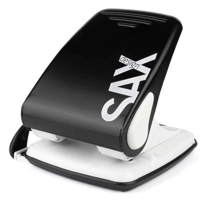 Sax Locher Design 518, 0-518-19, Schwarz, Registraturlocher, Stanzleistung Ca. 40 Blatt 3 Sax Locher Design 518, 0-518-19, Schwarz, Registraturlocher, Stanzleistung Ca. 40 Blatt