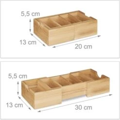Relaxdays Karteitrog A8 Quer, Aus Bambus, Braun, Für 500 Karteikarten -Einrichtungsgeschäft e71fff54aaaca87437c3bc111f6ca3af0bf73b20 karteitrog relaxdays a8 quer