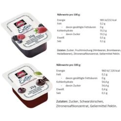 Schwartau Extra Konfitüren Und Gelee Mix, 45% Frucht, Je 25g, 100 Portionen 11 Schwartau Extra Konfitüren Und Gelee Mix, 45% Frucht, Je 25g, 100 Portionen -Einrichtungsgeschäft e742928edf2cc13c13134954a35319ba94bdeeee konfituere schwartau extra gelee mix
