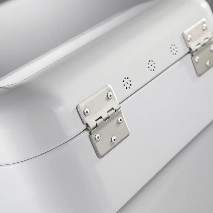 Wesco Brotkasten Grandy 235201-23, Stahlblech, Klappdeckel, 42 X 22 X 17cm, Mandel 5 Wesco Brotkasten Grandy 235201-23, Stahlblech, Klappdeckel, 42 X 22 X 17cm, Mandel – Bild 3