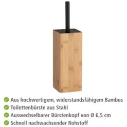 Wenko WC-Bürste Padua Bambus, Braun, Bürstenhalter Aus Bambus -Einrichtungsgeschäft e89201640ce12867937f06649ce4ab15cf05e534 wc buerste wenko padua bambus braun