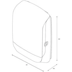 Katrin Handtuchspender Inclusive M, 92063, Kunststoff, Für 600 Falthandtücher, Schwarz -Einrichtungsgeschäft ee12a6a84f8ca22a9cea1ebfaa9743bd0218ea20 handtuchspender katrin inclusive m 92063