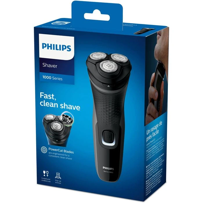 Philips Elektrorasierer Series 1000 S1231/41, Trockenrasierer, PowerCut-Klingensystem & Trimmer 10 Philips Elektrorasierer Series 1000 S1231/41, Trockenrasierer, PowerCut-Klingensystem & Trimmer – Bild 8