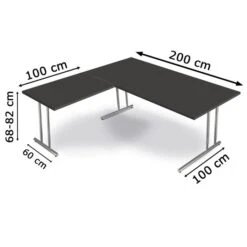 Kerkmann Schreibtisch Artline 7672, Anthrazit, Höhenverstellbar, 200 X 68-82 X 200cm, L-Form 7 Kerkmann Schreibtisch Artline 7672, Anthrazit, Höhenverstellbar, 200 X 68-82 X 200cm, L-Form -Einrichtungsgeschäft ef5c441308d7753d44ab0cb9606e978481fb8726 schreibtisch kerkmann artline 7672 anthrazit