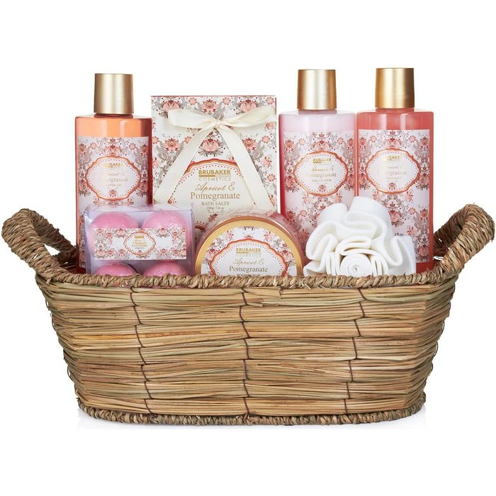 BRUBAKER Geschenkset Cosmetics Apricot&Pomegranate, Bade- Und Dusch-Set, Aprikose Und Granatapfel 8 BRUBAKER Geschenkset Cosmetics Apricot&Pomegranate, Bade- Und Dusch-Set, Aprikose Und Granatapfel – Bild 6