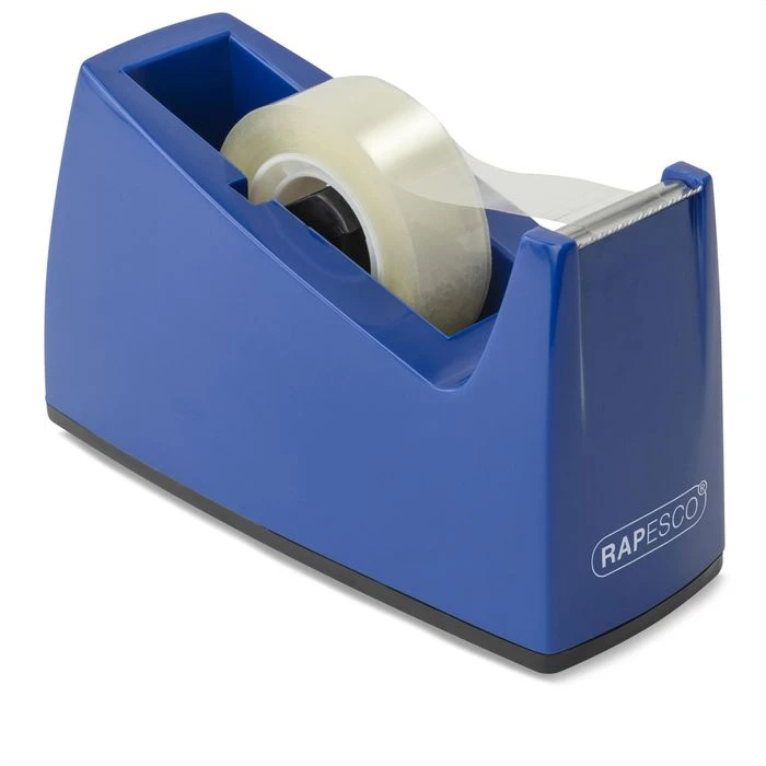 RAPESCO Klebefilmabroller 0774, 300, Blau, Tischabroller Für Kleberollen 25mm X 33m 3 RAPESCO Klebefilmabroller 0774, 300, Blau, Tischabroller Für Kleberollen 25mm X 33m