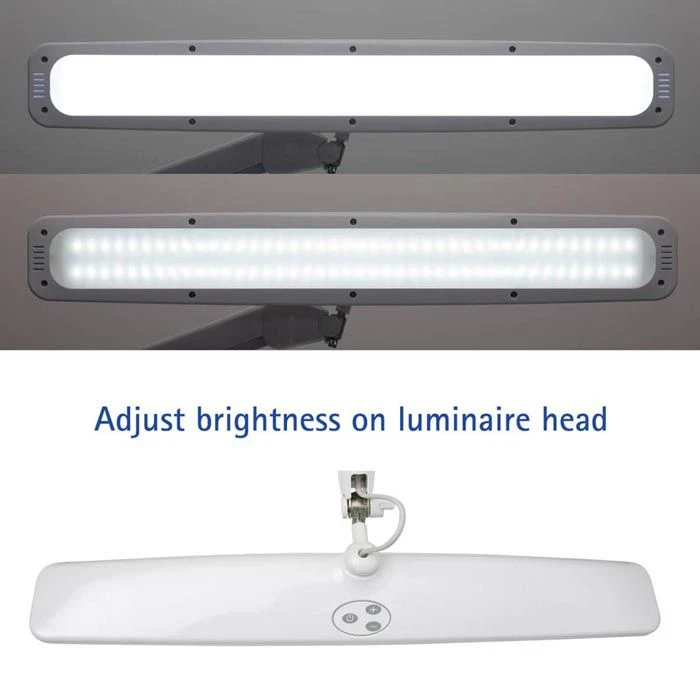 Maul Schreibtischlampe Maulexplore LED, Dimmbar, Weiß, Mit Tischklemme 6 Maul Schreibtischlampe Maulexplore LED, Dimmbar, Weiß, Mit Tischklemme – Bild 4