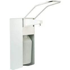 Sanismart Desinfektionsmittelspender 2819, Mit Ständer, Stehend, Silber / Weiß, 500ml -Einrichtungsgeschäft f83541cc484a28f12bc7ddb8ee232abddd2df629 desinfektionsmittelspender sanismart 2819