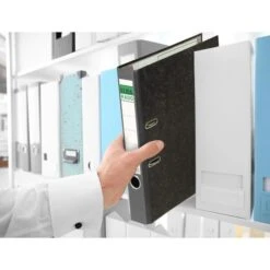 Elba 10404 SW Rado Ordner, A4, Schmal, Karton, Schwarz -Einrichtungsgeschäft f8e96d15bfd1ee5c035f33d9bf6735a0125cb7a0 ordner elba 10404 sw rado karton a4 5cm