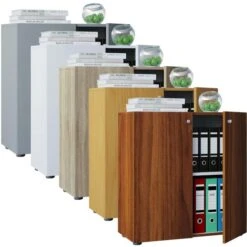 VCM Aktenschrank Vandol Mini 912685, Aus Holz, 70 X 74 X 40cm, Grau -Einrichtungsgeschäft f8f2cbfa866c551cfc21987e5dac4f95a7b49384 aktenschrank vcm vandol mini 912685 aus holz
