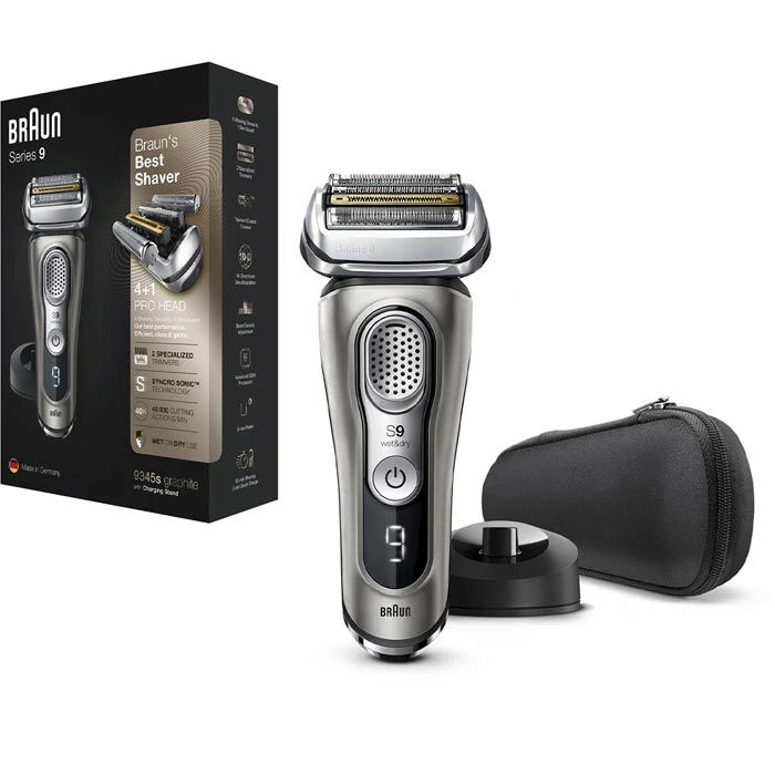 Braun Rasierer Series 9, 9345s, Wet & Dry, Grafit, Für Männer, Nass- Und Trockenrasierer, Trimmer 3 Braun Rasierer Series 9, 9345s, Wet & Dry, Grafit, Für Männer, Nass- Und Trockenrasierer, Trimmer