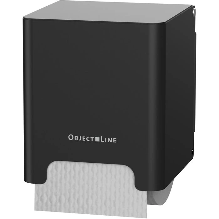 CWS Toilettenpapierspender ObjectLine 706753, Edelstahl, Für 1 Kleinrolle, Schwarz 3 CWS Toilettenpapierspender ObjectLine 706753, Edelstahl, Für 1 Kleinrolle, Schwarz