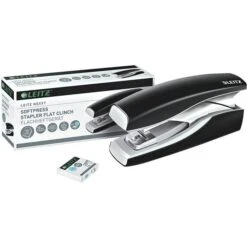 Leitz Heftgerät 5603-00-95, NeXXt Softpress, Flat-Clinch, Heftleistung 30 Blatt, Schwarz -Einrichtungsgeschäft fb3b788cb3db131f3525fa6bec02365060ea2444 heftgeraet leitz 5603 00 95 nexxt softpress