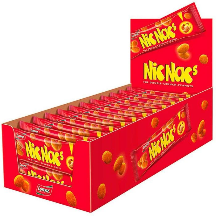 NicNacs Erdnüsse In Knuspriger Teighülle, Je 40g, 24 Beutel 3 NicNacs Erdnüsse In Knuspriger Teighülle, Je 40g, 24 Beutel