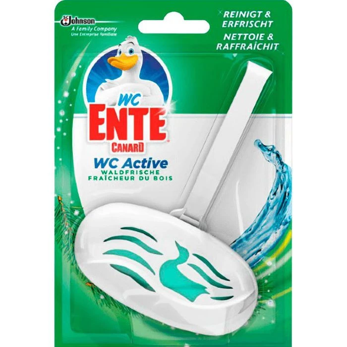 WC-Ente WC-Duftspüler Active 3in1, Waldfrische, Reinigt & Erfrischt, Im Korb 3 WC-Ente WC-Duftspüler Active 3in1, Waldfrische, Reinigt & Erfrischt, Im Korb